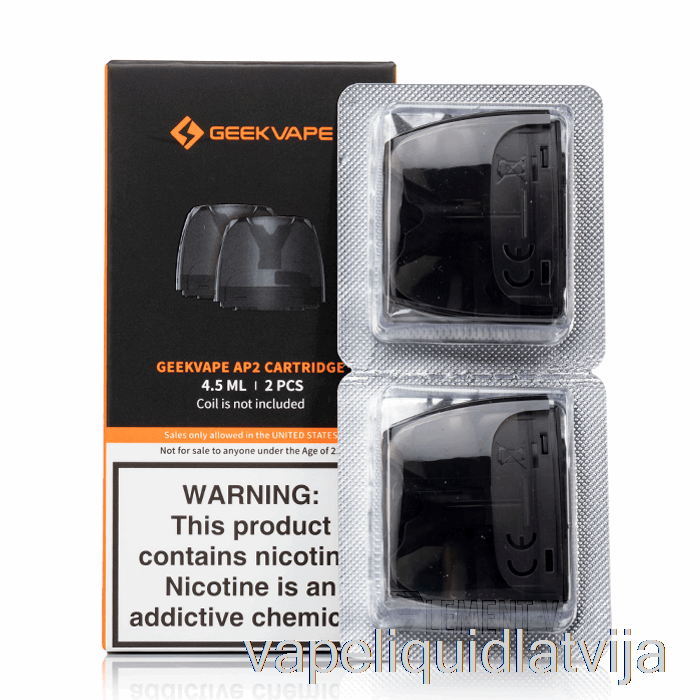 Geek Vape Ap2 Aegis Pod 2 Rezerves Pods 4,5 Ml Pods Vape šķidrums